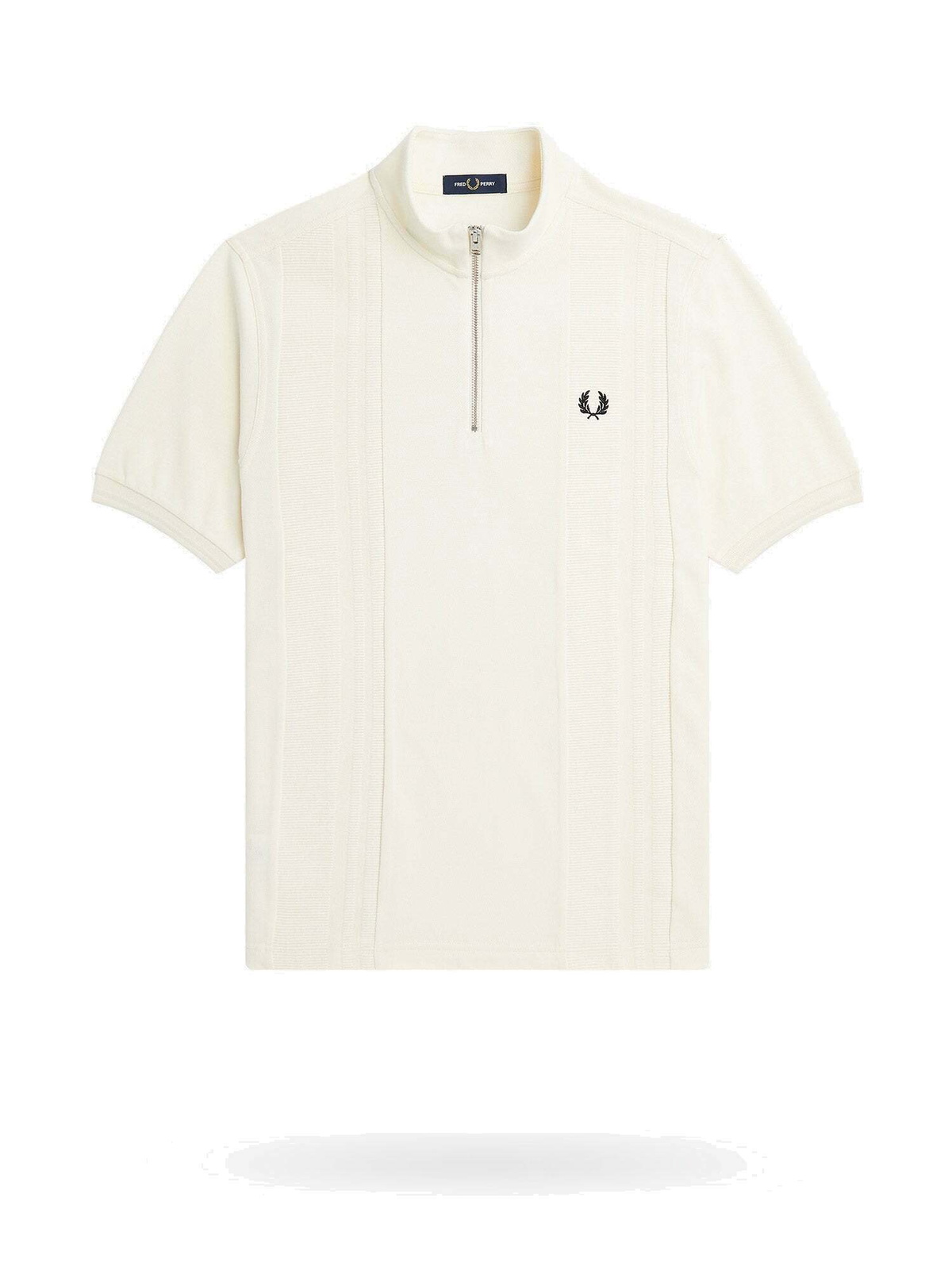トップス Fred Perry Polo Shirt Tricolor Beige 90s Fred Perry zip polo shirt in beige | ASOS