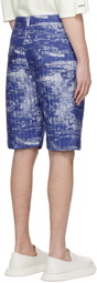 Henrik Vibskov Blue Wheel Shorts