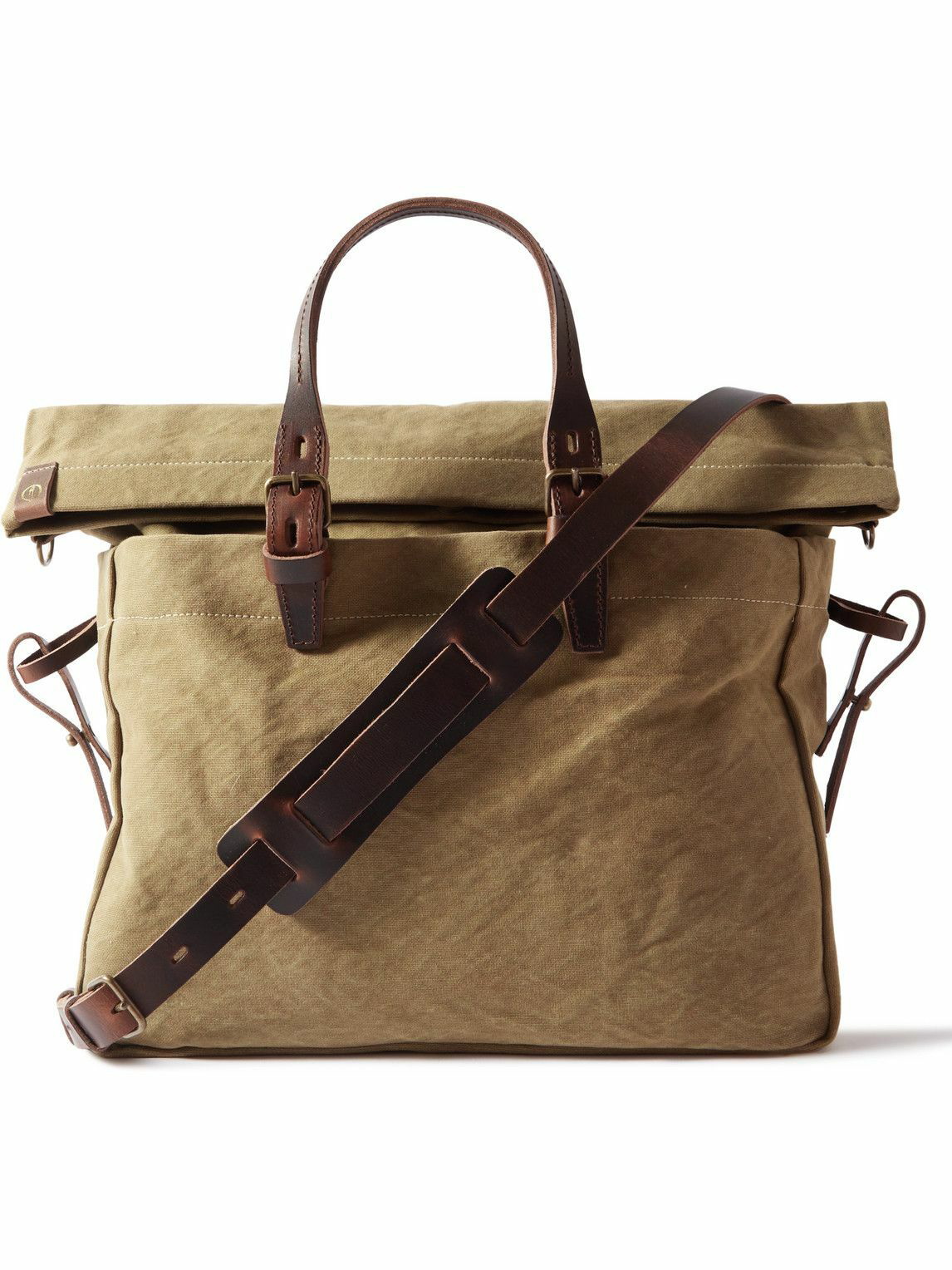 Fisherman's Musette M - Coffee / Waxed Leather