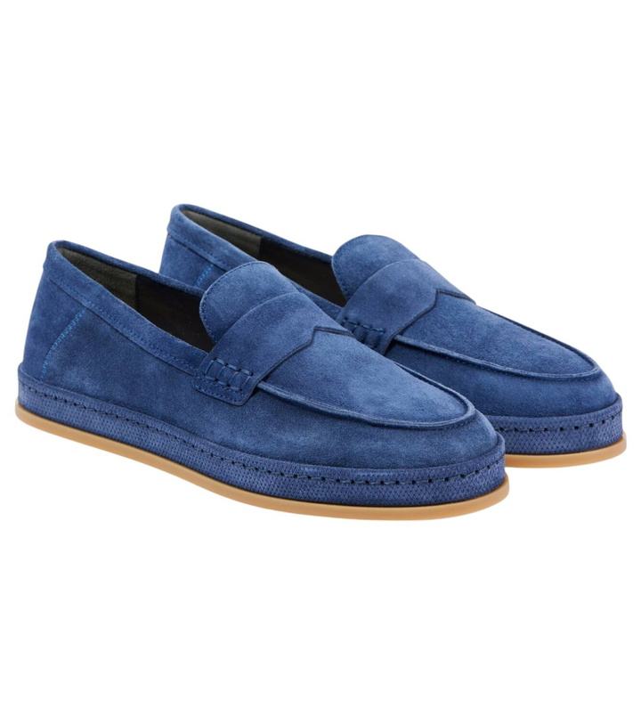 Photo: Hogan H683 suede loafers