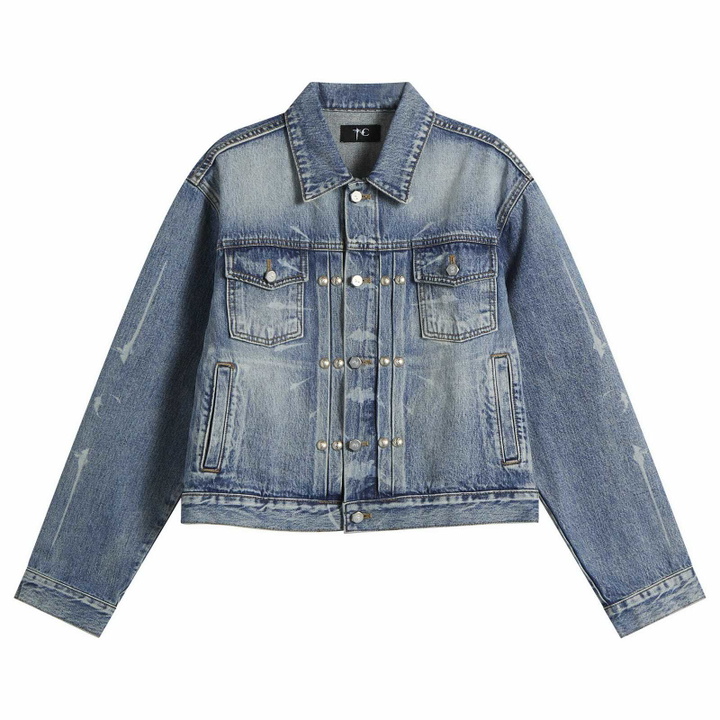 Photo: Thug Club Men's Denim Jacket in Blue