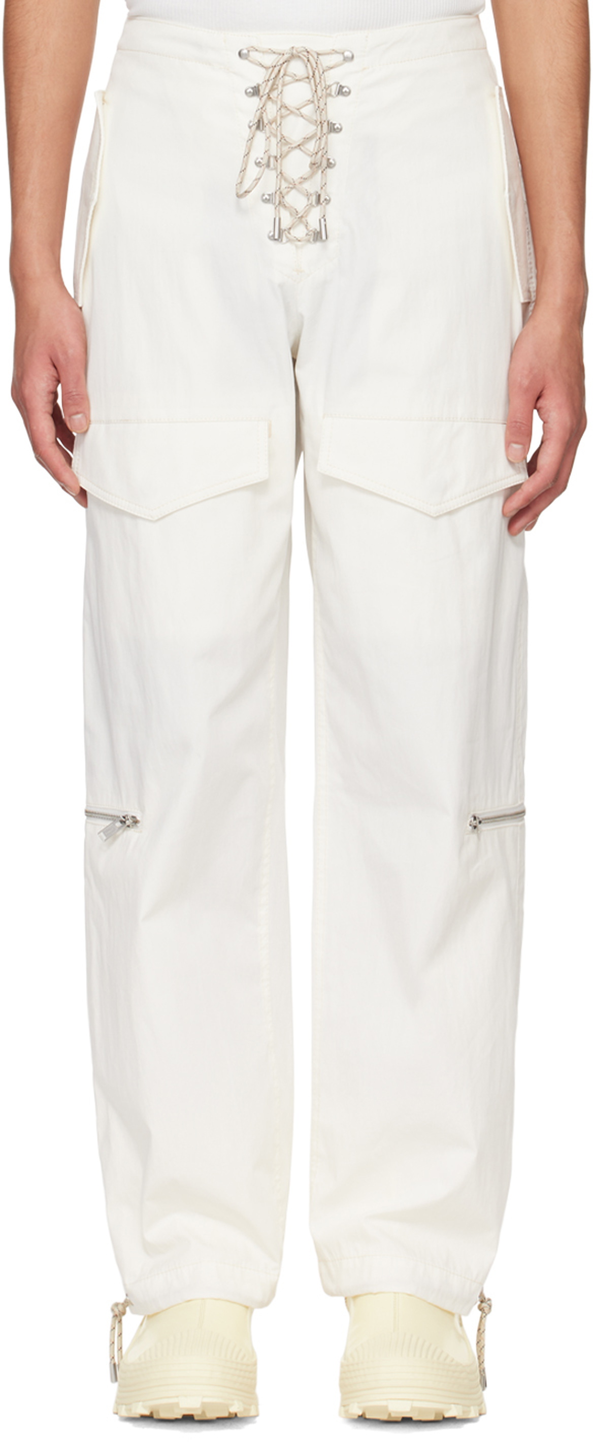 Dion Lee Off-White Hiking Cord Cargo Pants Dion Lee