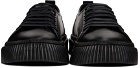 AMI Alexandre Mattiussi Black Ami Sole Low-Top Sneakers