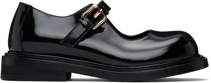 Photo: Moschino Black Mary Jane Olivia Loafers