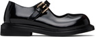 Moschino Black Mary Jane Olivia Loafers