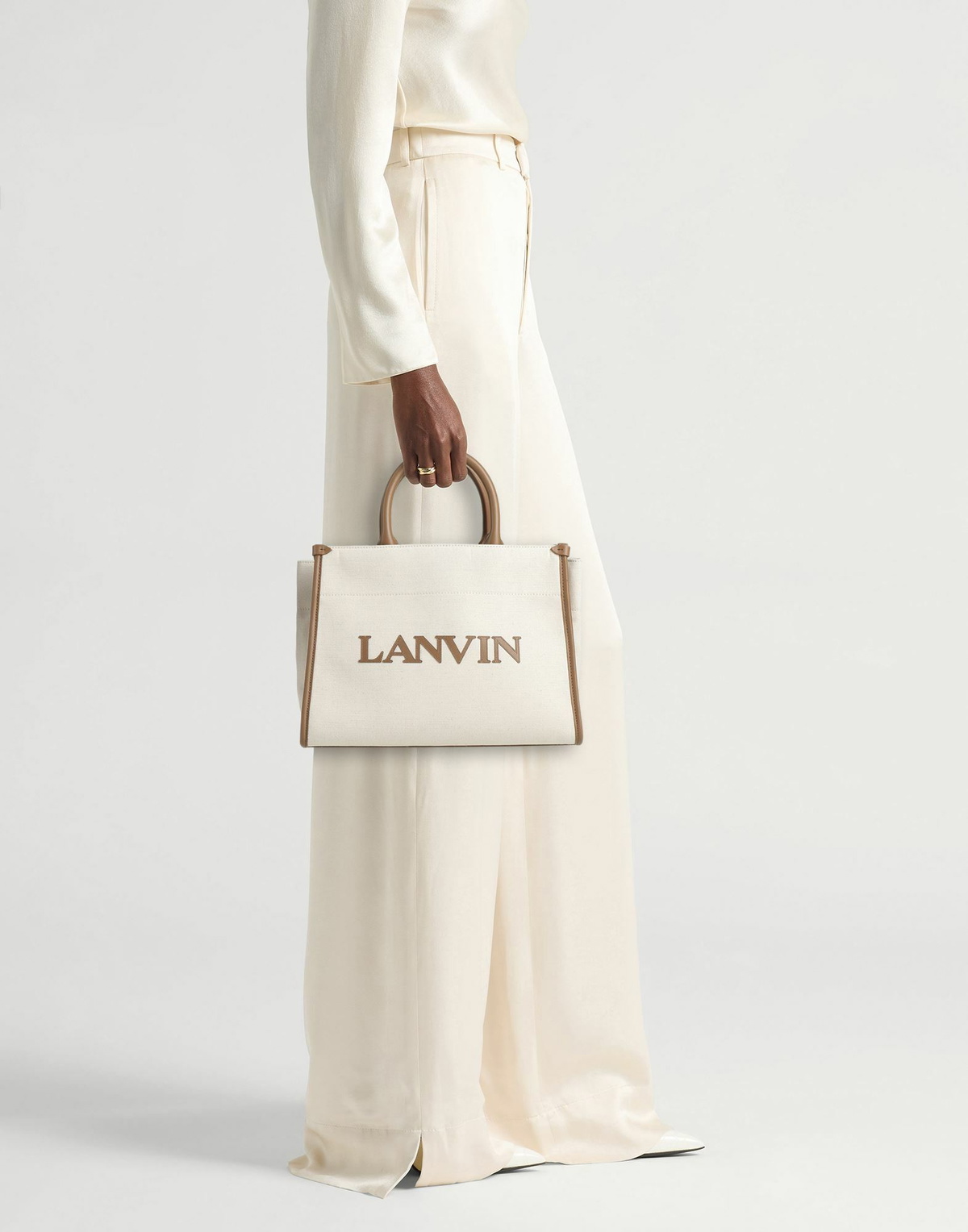 Lanvin Womens Handbag Khaki