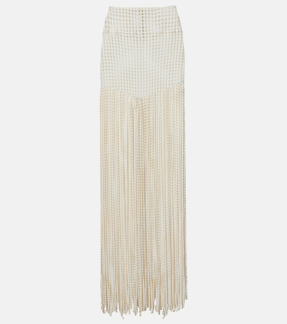 Alaïa Trompe l’œil wide-leg pants
