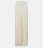 Alaïa Trompe l’œil wide-leg pants