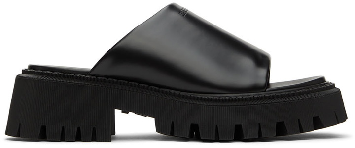 Photo: Balenciaga Black Tractor Sandals