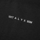 1017 ALYX 9SM Men's Long Sleeve Visual T-Shirt in Black