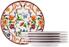 Mario Luca Giusti White Pancale Medium Dinner Plate Set, 6 pcs