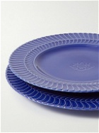 Buccellati - Double Rouche 27cm Porcelain Dinner Plate