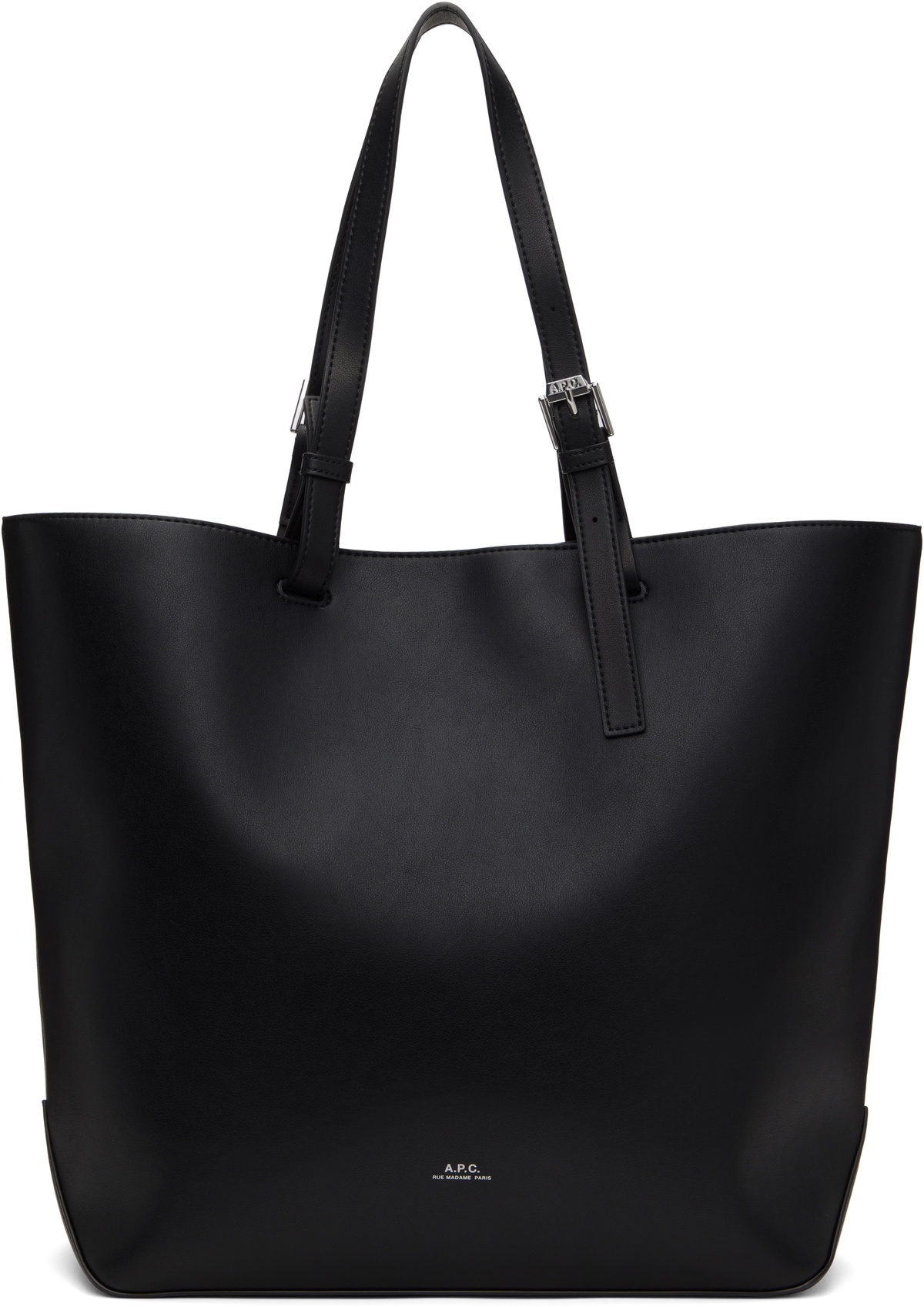 【A.P.C.】関税送料無料 Nino フェイクレザー トートバッグ 黒 A.P.C. Black Nino Small Shopper Tote A.P.C.