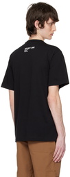 Helmut Lang Black Crumple T-Shirt