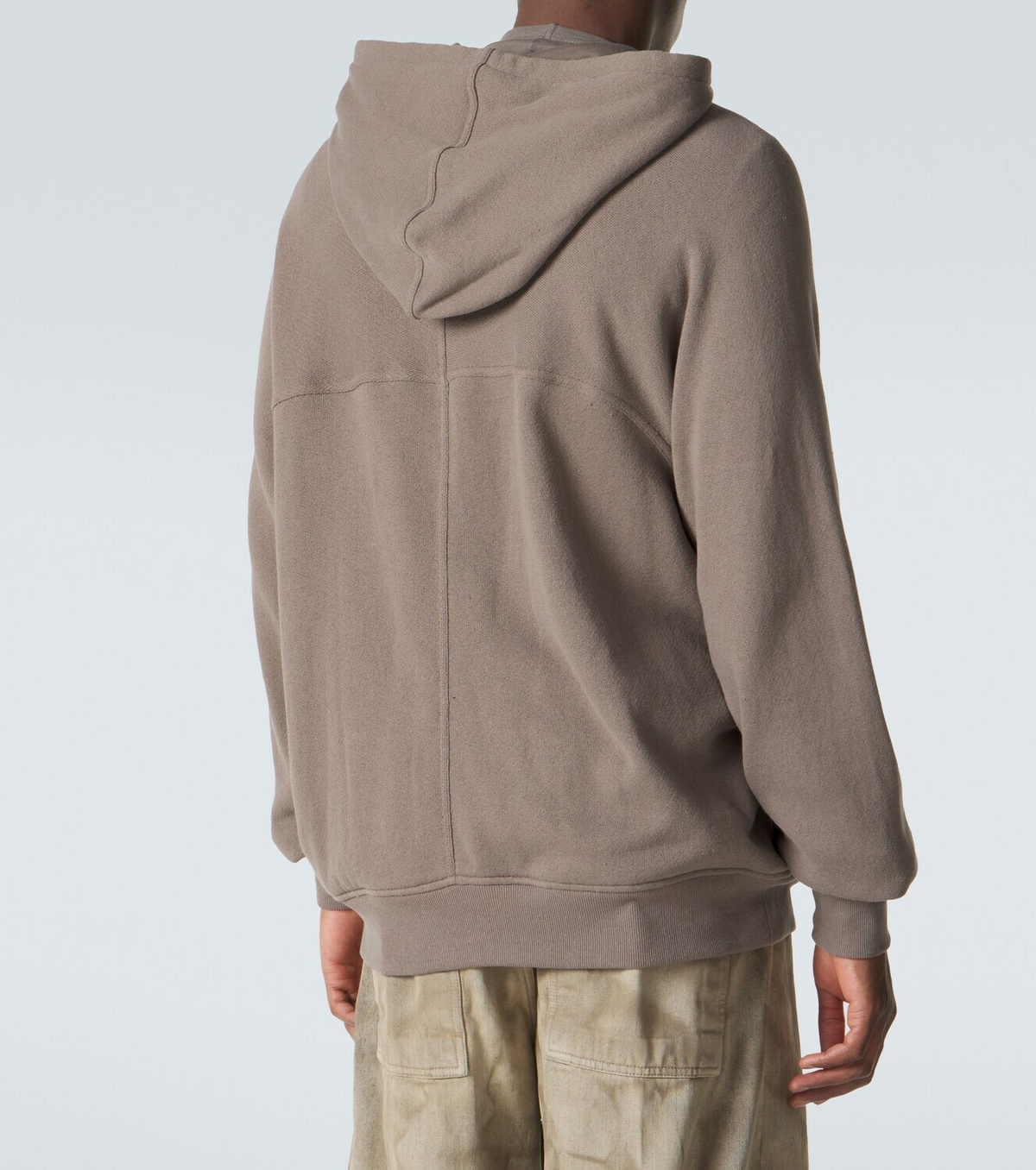 Rick Owens Cotton jersey hoodie
