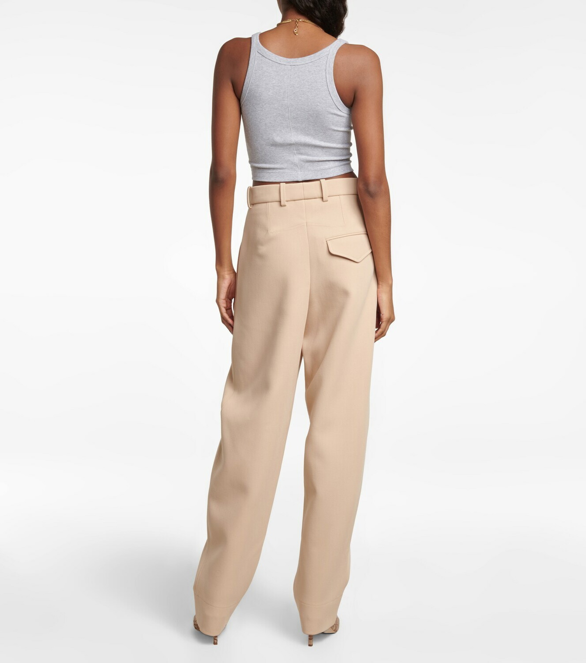 Wardrobe.NYC - x Hailey Bieber cotton-blend tank top