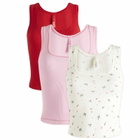 SKIMS Women's Cotton Rib Tank 3-Pack in Marble Holly Multi