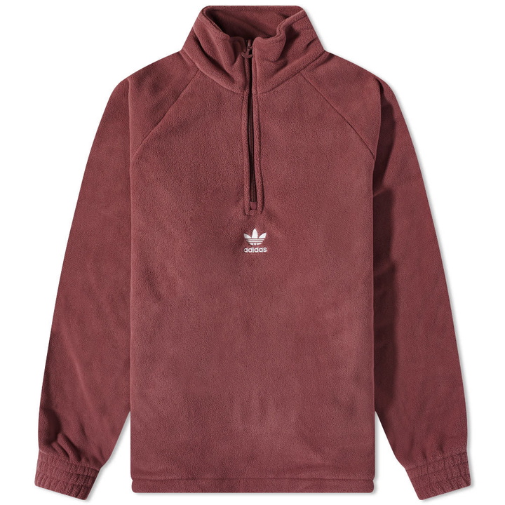 Photo: Adidas Trefoil Half-Zip Fleece