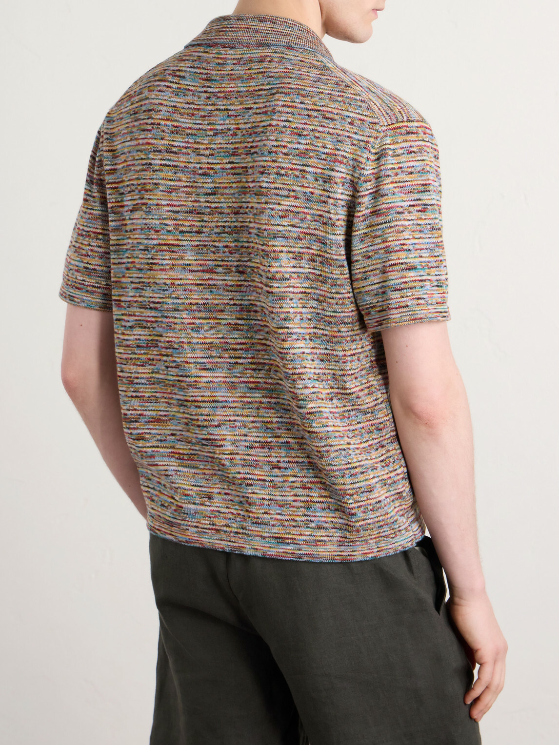 Paul Smith - Camp-Collar Knitted Cotton Shirt - Neutrals
