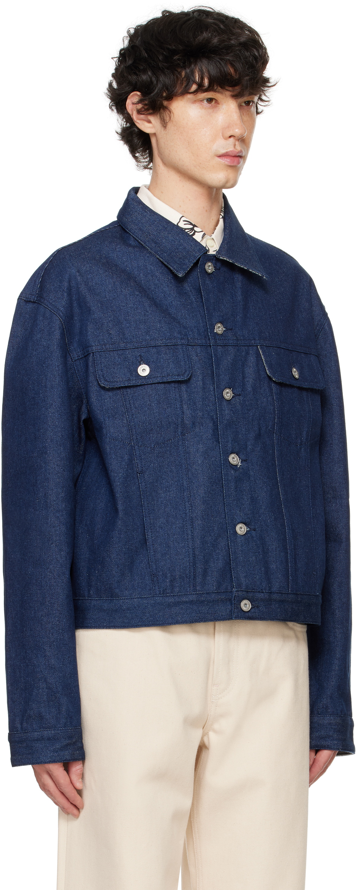 JACQUEMUS Blue La Casa 'La veste de-Nîmes' Denim Jacket