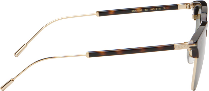 gucci square tortoise sunglasses