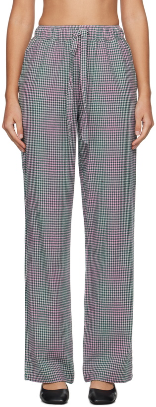 Photo: Caro Editions Green & Pink Hannah Trousers