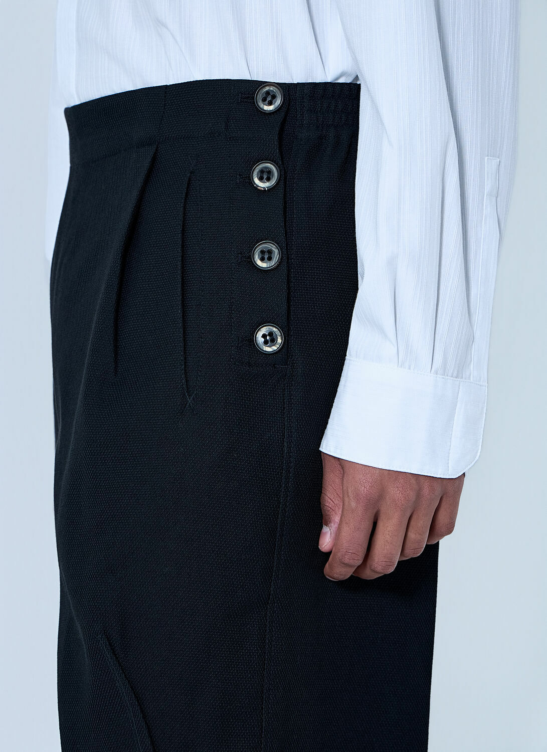 Kiko Kostadinov High-Waisted Pleated Trousers
