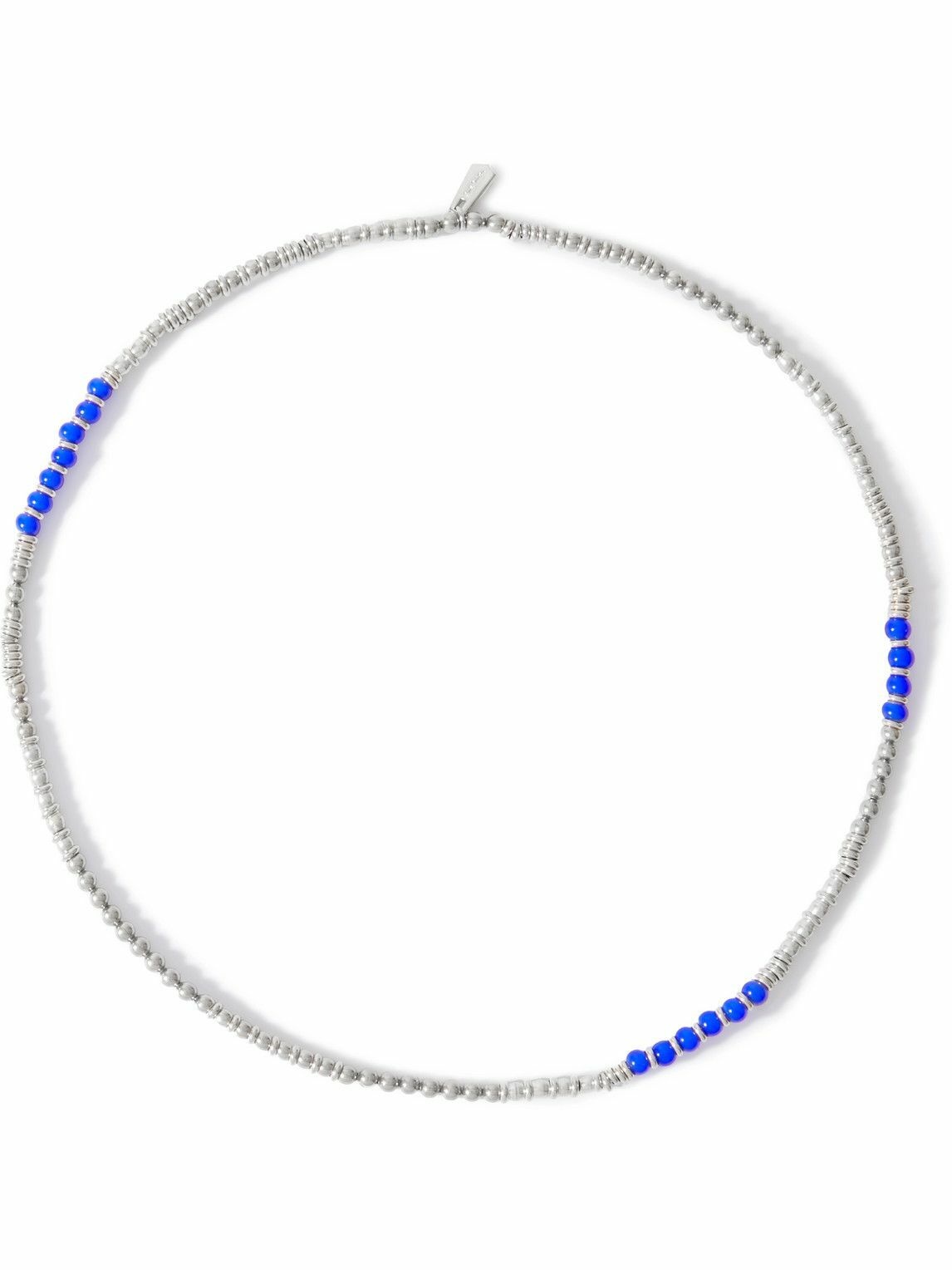 Paul Smith - Silver-Tone and Enamel Beaded Necklace Paul Smith