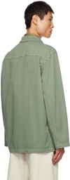 LEMAIRE Green Workwear Denim Blazer