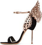 Sophia Webster Black Evangeline Heeled Sandals