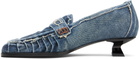 Diesel Blue D-Amber Moc 30 Heels
