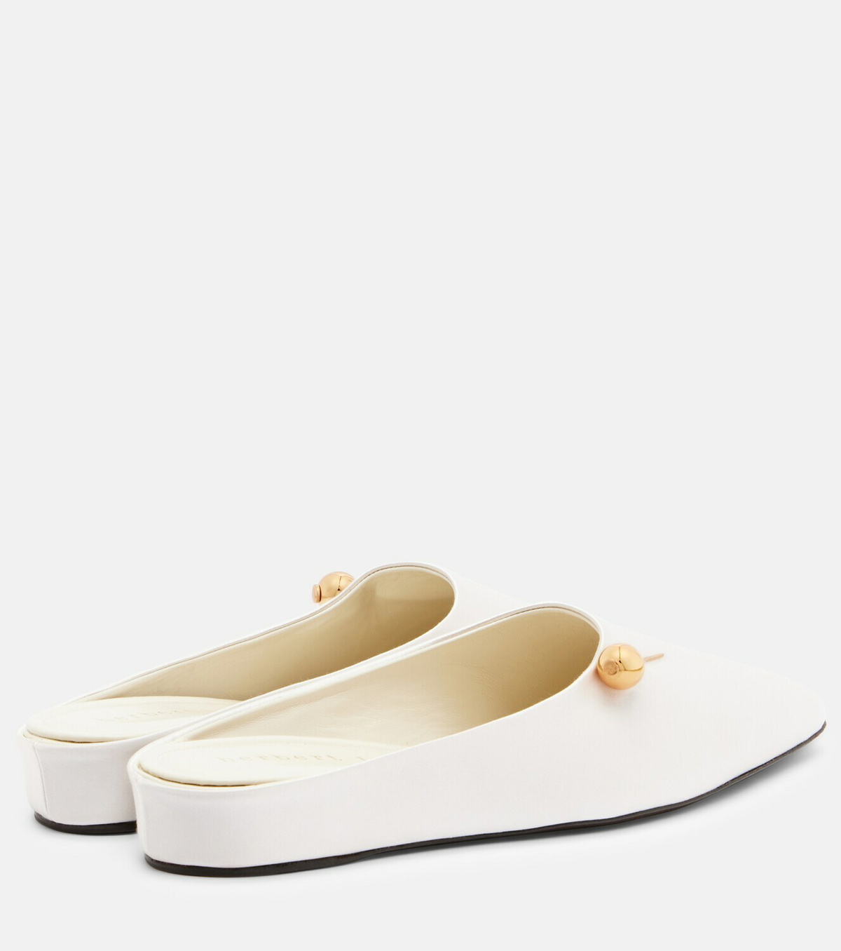 Herbert Levine Sleep On It satin mules