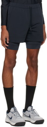 JACQUES Navy Tennis Compression Shorts