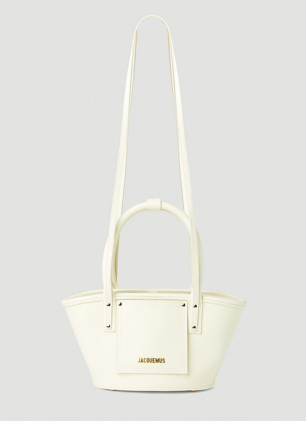 Jacquemus - Le Petit Panier Tote Bag in White Jacquemus