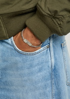 Givenchy Tape Designer-engraved Chain Bracelet - Silver - One Size
