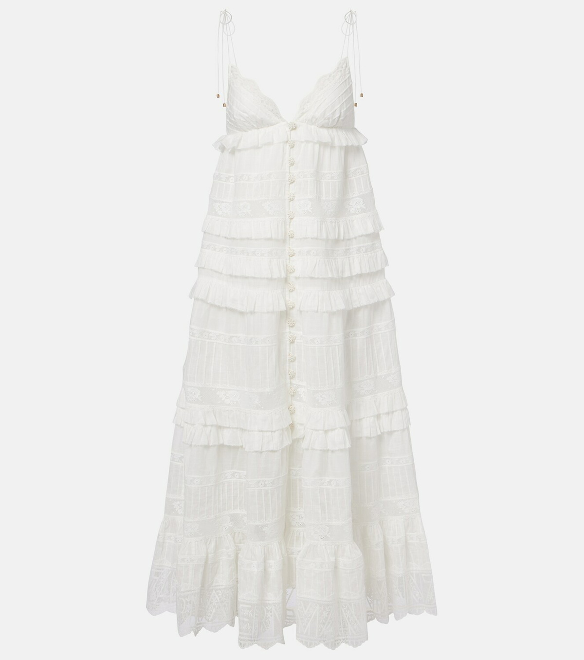 Zimmermann Solstice cotton midi dress