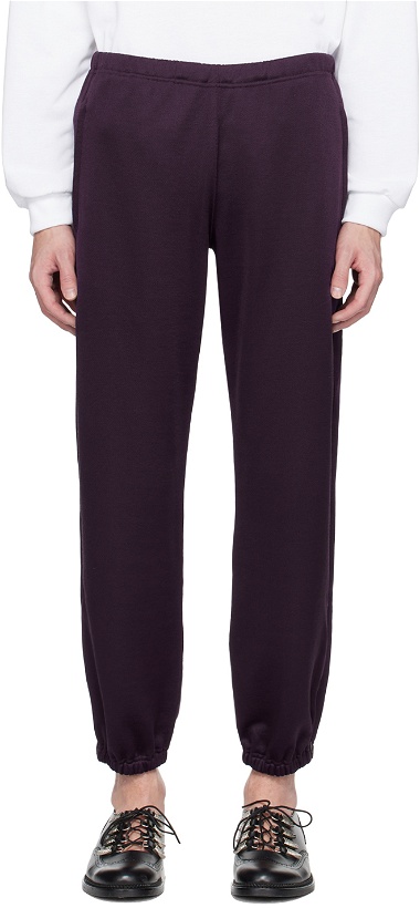 Photo: NEEDLES Purple Zipped Lounge Pants