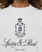 Sporty & Rich Vendome Crewneck White - Mens - Sweatshirts