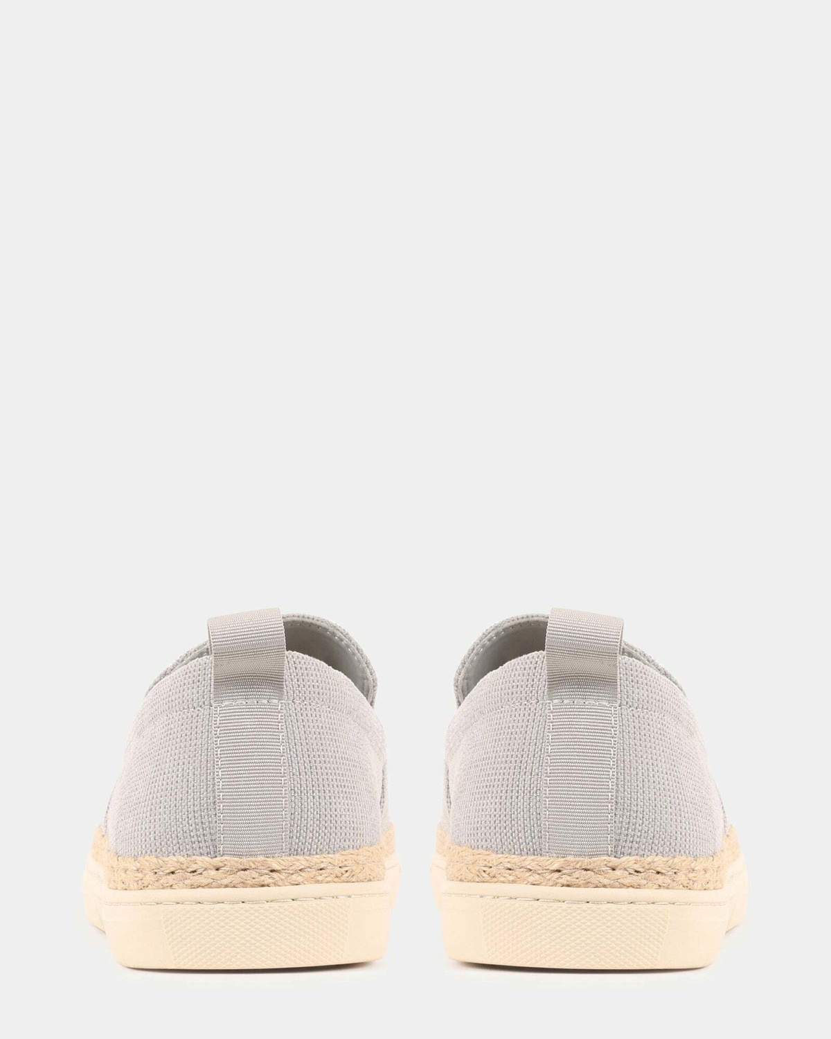 Steve Madden Hilo Loafers in Light Grey Fabric