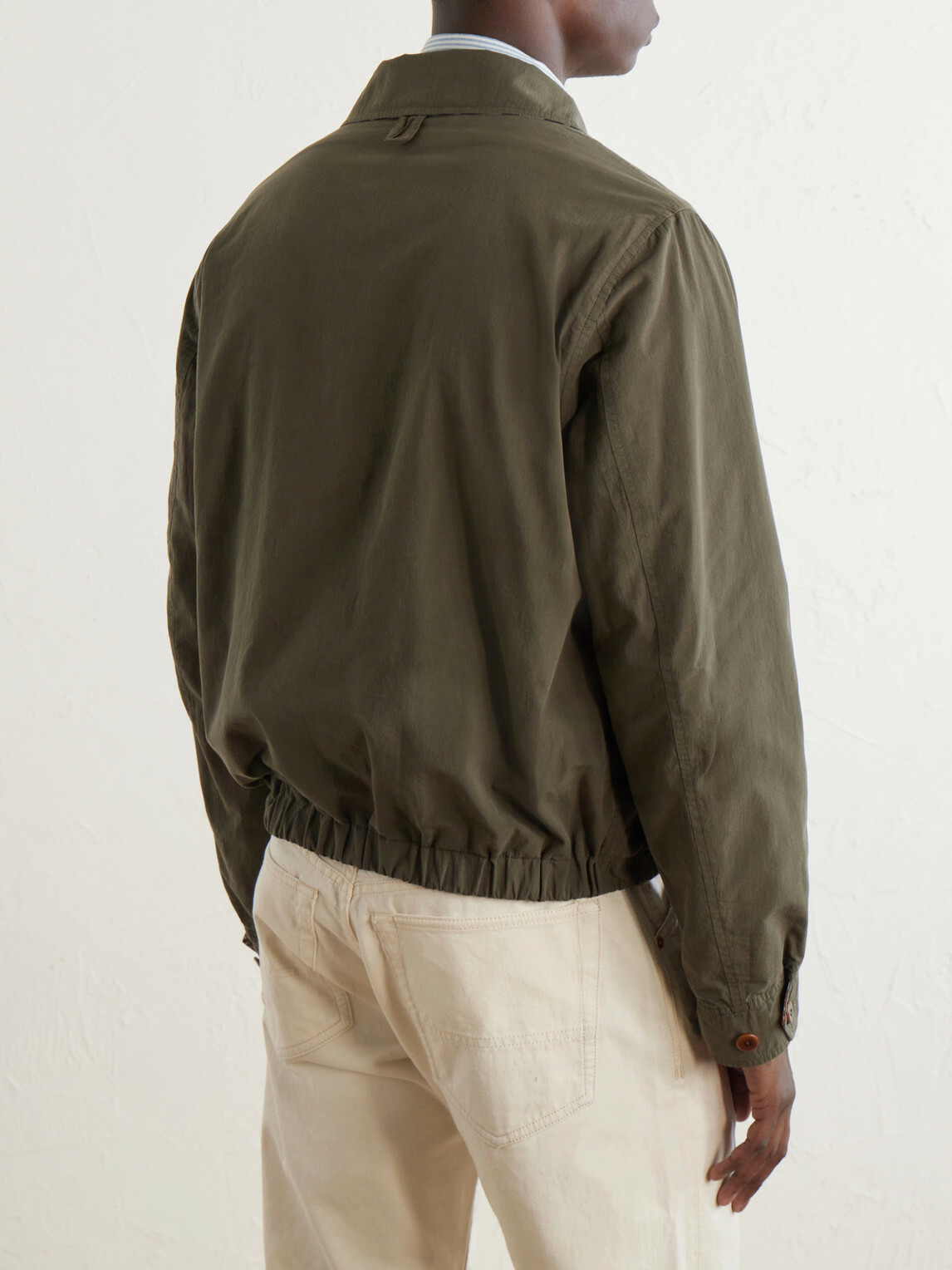 Drake's - Cotton-Twill Jacket - Green