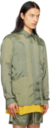 Rick Owens Green Fogpocket Shirt