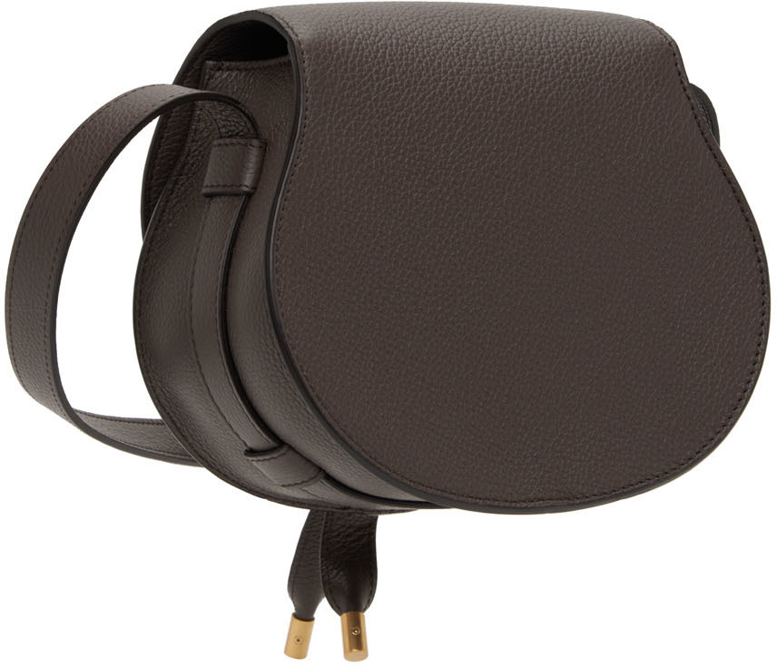 Chloé Brown Small Marcie Saddle Bag