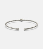 David Yurman Micro Cable Flex® Heart Station 14kt gold (585/1000) and 925 sterling silver bracelet