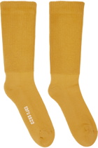 Rick Owens Yellow Mid-Calf Socks
