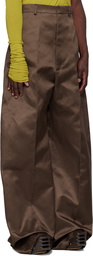 Rick Owens Brown Dirt Cooper Trousers