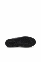 Diesel S-Athene Low-Low-top leather sneakers with D patch - Sneakers Mens in Black