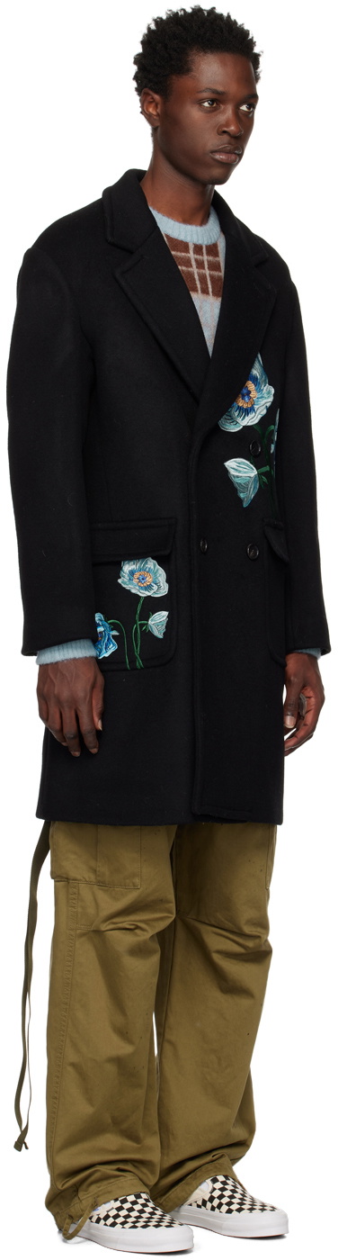 Awake NY Black Oversized Coat Awake NY