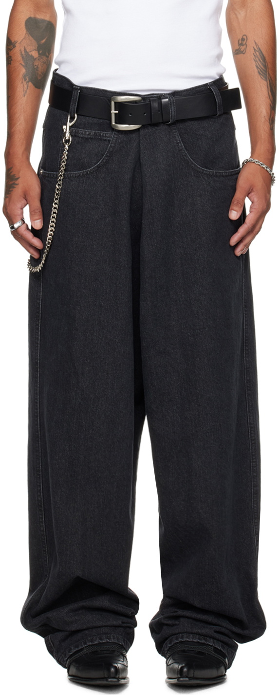 LUUDAN PLEATED FRONT JEANS LU