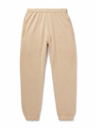 Ghiaia Cashmere - Tapered Ribbed Cotton Sweatpants - Neutrals