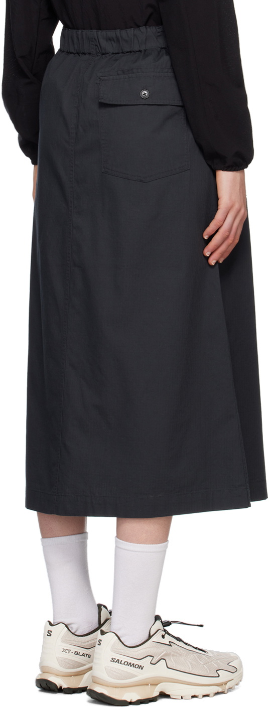 Snow Peak Black Takibi Maxi Skirt